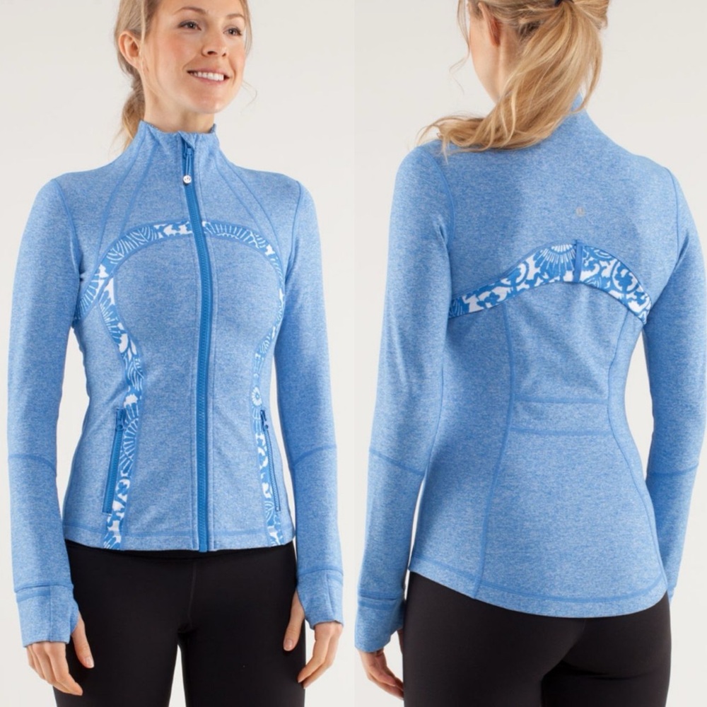 lululemon Define Jacket Porcelaine Beachy Floral Blue